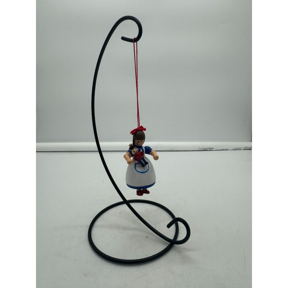 Vintage Midwest Importers of Cannon Falls Wooden Girl with Nutcracker Christmas